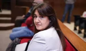 Laura Borràs, a l'inici del judici al TSJC.