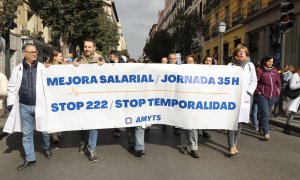 Arranca este miércoles la huelga de facultativos de hospitales con una marcha junto a médicos y pediatras de AP