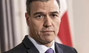 El presidente del Gobierno, Pedro Sánchez, durante su visita a Dinamarca el pasado jueves.