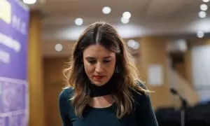 La ministra de Igualdad, Irene Montero, durante el Encuentro Internacional Feminista (EIF) ‘We call it feminism