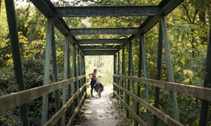 Via Verda del Carrilet d'Olot a Girona