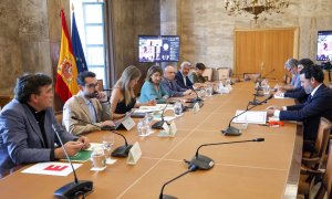 La vicepresidenta tercera y ministra para la Transición Ecológica, Teresa Ribera, en una reunión del Consejo de ministros de Energía de la UE, en Madrid, a 27 de julio de 2022.