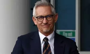 El presentador de televisión y exfutbolista Gary Lineker.