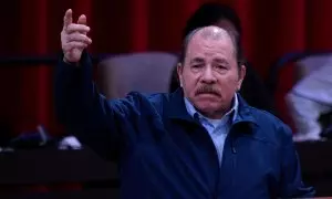 El presidente de Nicaragua Daniel Ortega dando un discurso en la Habana a 14 de diciembre de 2022