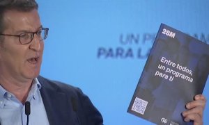 Núñez Feijóo presenta como "un contrato" el programa del partido para las autonómicas y municipales