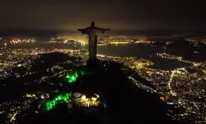 Río de Janeiro, en la Hora del Planeta.
