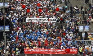 26/03/2023 Manifestación por la sanidad en Madrid