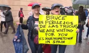 La lluvia no empaña la euforia de los fans de Bruce Springsteen