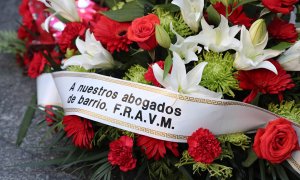 Homenaje a los abogados de Atocha en el 40 aniversario de la matanza. Archivo.