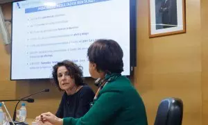 11/04/2023 - La directora general de la Agencia Tributaria, Soledad Fernández Doctor durante la presentación de la campaña de IRPF 2022 en la Sede de la Agencia Estatal de Administración Tributaria, el 11 de abril.