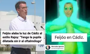 Feijóo dice que tiene la pupila 