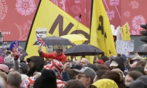 Protestas republicanas en Londres con motivo de la coronación del rey Carlos III