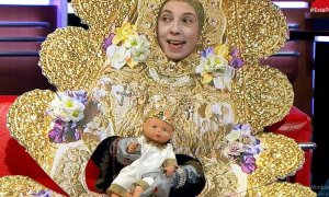 Parodia de la Virgen del Rocío en TV3. (TV3)