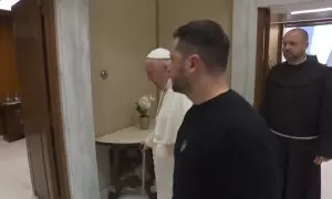 El papa recibe a Zelenski por primera vez desde el comienzo de la invasión rusa