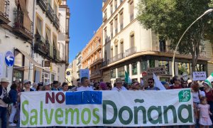 Cabecera de la manifestación.