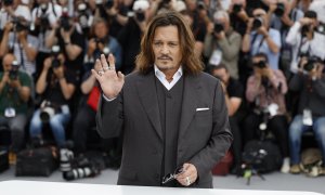 El actor Johnny Depp este miércoles en el Festival de Cannes.