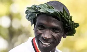 El atleta keniano Eliud Kipchoge, galardonado con el Premio Princesa de Asturias, en una imagen de archivo.