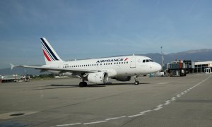 Imagen de archivo de un avión de la aerolínea francesa Air France.