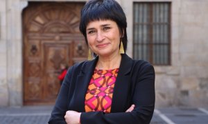 Laura Aznal, la candidata de EH Bildu a la Presidencia del Gobierno de Navarra.