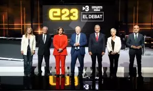 23/05/2023 - Candidats a les eleccions municipals de Barcelona en el debat de TV3 i Catalunya Ràdio.