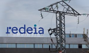 Fachada de la sede de Redeia, la  nueva denominación del grupo que inegra, entre otras a Red Eléctrica (REE), en Madrid. E.P./Eduardo Parra