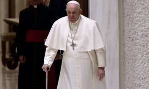 El papa Francisco durante su audiencia general del este miércoles en el Vaticano. 8 mayo 2023