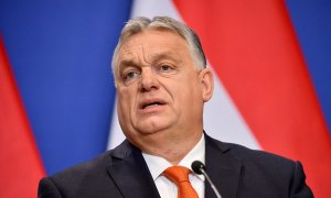 El presidente de Hungría, Viktor Orban, comparece ante los medios en Budapest, en una imagen de archivo tomada el 21 de diciembre de 2022