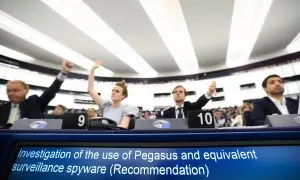 Votació al ple de les recomanacions sobre programaris d'espionatge com Pegasus