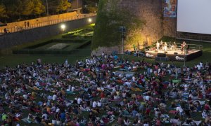 Cinema a la fresca a Montjuïc