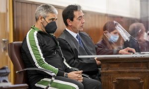 Bernardo Montoya, condenado por el asesinato de Laura Luelmo, en la sala de la Audiencia de Huelva a 15 de noviembre 2021.