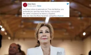 Ana Rosa Quintana difunde el bulo racista de Vox y Desokupa para culpar a los migrantes de un asesinato