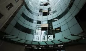 La sede de la BBC en Londres, el 8 de julio de 2023.