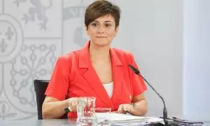 La ministra de Política Territorial y portavoz del Gobierno, Isabel Rodríguez, durante una rueda de prensa posterior a la reunión del Consejo de Ministros, en el Palacio de la Moncloa