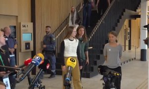 Greta Thunberg, multada por desobedecer a la policía en una protesta contra el cambio climático