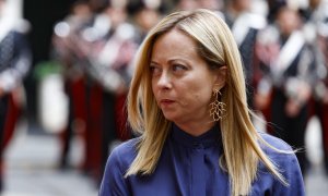 La primera ministra italiana, Giorgia Meloni, a 27 de julio de 2023.