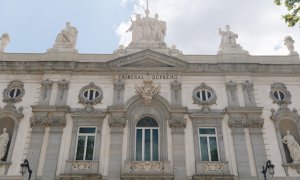 01/08/2023 Fachada de la sede del Tribunal Supremo en Madrid