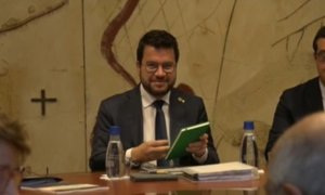 Aragonès pide "avanzar" hacia un referéndum en las negociaciones con Sánchez