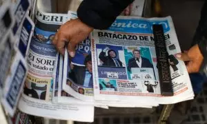 Periódicos en argentina el lunes tras la victoria de Milei