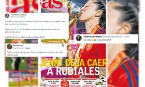 Vendaval de críticas a la portada del 'AS' que culpa a Jenni Hermoso de la caída de Rubiales