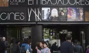 La Fiesta del Cine regresa del 15 al 18 de mayo en los Cines Embajadores, a 14 de abril de 2023, en Madrid.