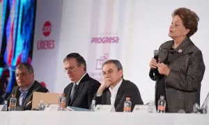 Dilma Roussef durante el encuentro de Grupo de Puebla en México, a 30 de novembre de 2021.