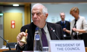 Josep Borrell inaugura una reunión del Consejo de Asuntos Exteriores de la UE, en Bruselas, a 13 de noviembre de 2023.