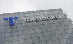 Exterior de la sede de Telefónica en Las Tablas, en Madrid (España). Eduardo Parra / Europa Press