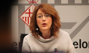 La tinenta Laia Bonet en roda de premsa a l'Ajuntament de Barcelona - Blanca Blay / ACN
