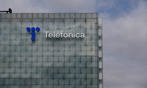Imagen del exterior de la sede de Telefónica, en el ensanche de Las Tablas, en el distrito de Fuencarral-El Pardo, a 6 de septiembre de 2023, en Madrid (España). Eduardo Parra / Europa Press