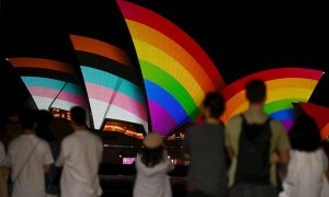 La Opera de Sydney con los colores LGBT. Europa Press