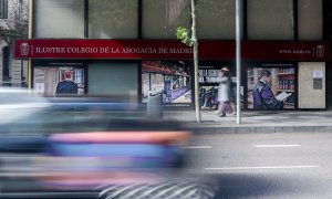 La fachada del Ilustre Colegio de la Abogacía de Madrid (ICAM), a 5/11/2023.- Ricardo Rubio / Europa Press.