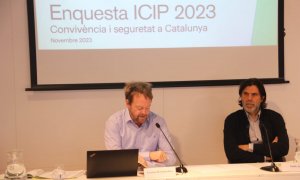 21/11/2023 - Presentació de l'enquesta de l'ICIP sobre convivència i seguretat a Catalunya. ACN - Pol Solà