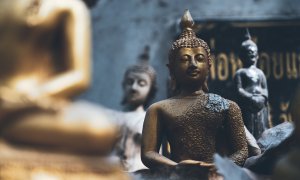 22/11/2023 - Fotografía de banco de imágenes de una estatua budista.- Pixabay.