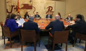 Reunió extraordinària del Govern per abordar els primers passos del compliment dels acords amb el PSOE per la investidura de Sánchez.